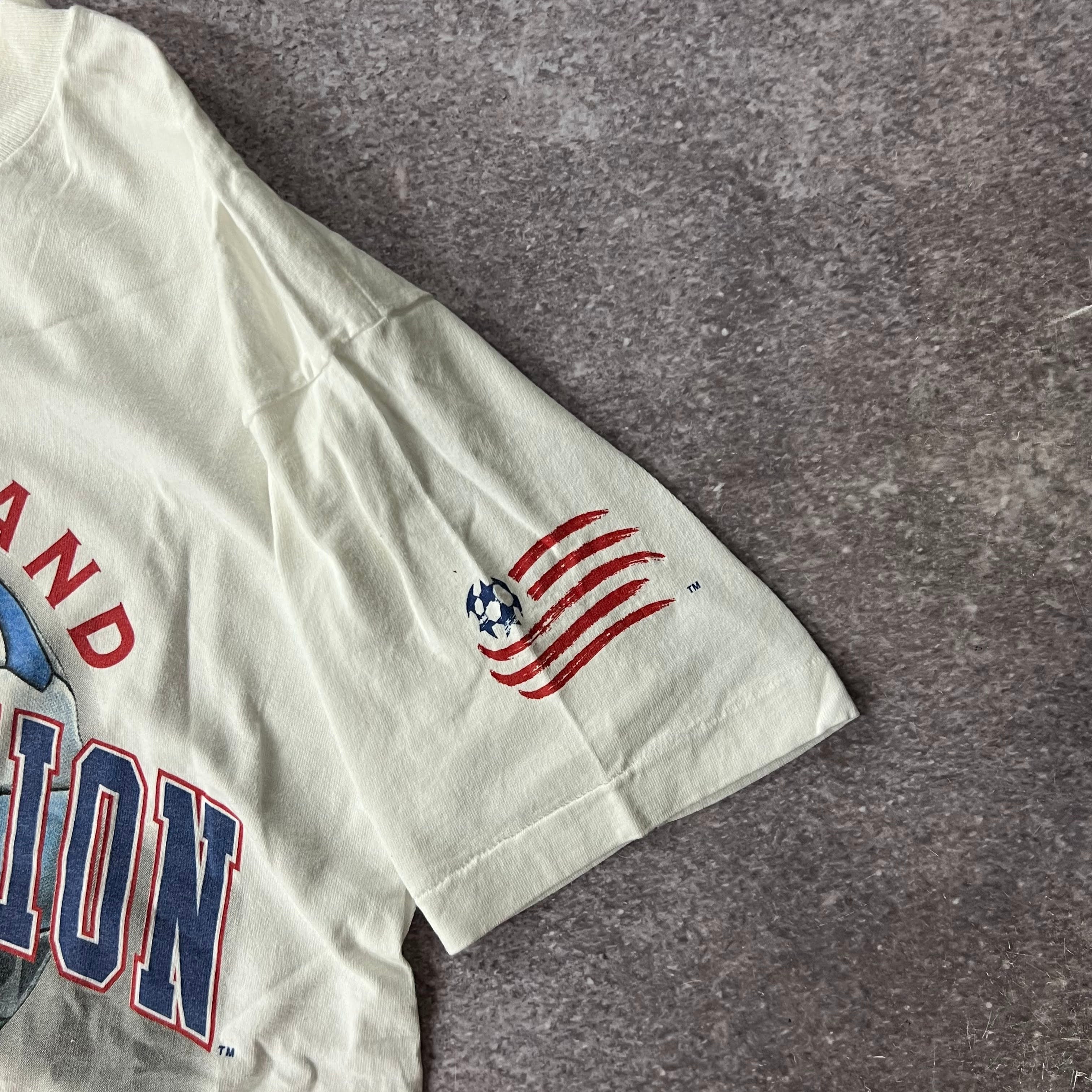 90s New England Revolution Fruit of the Loom Big Logo Tee L