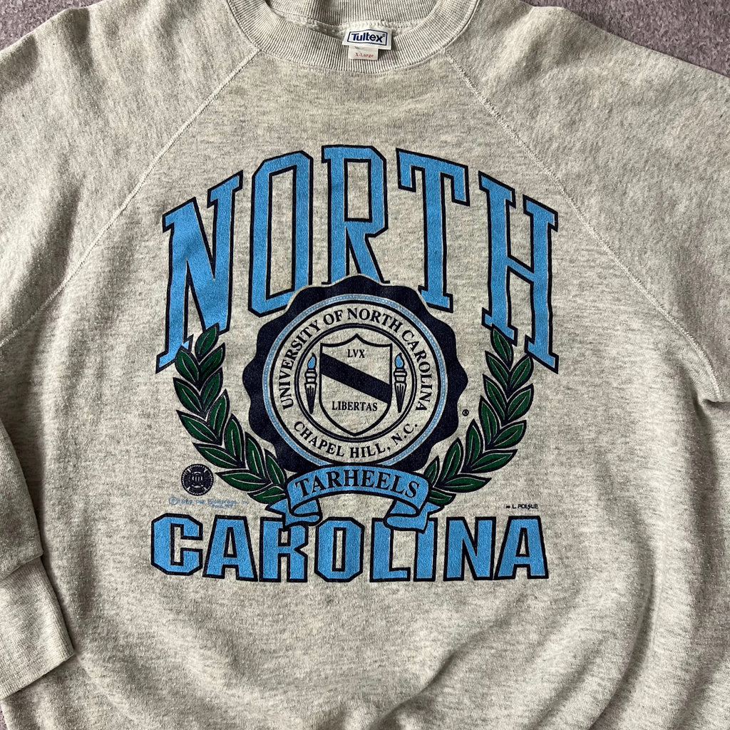 90s Tultex College Big Logo Crewneck L