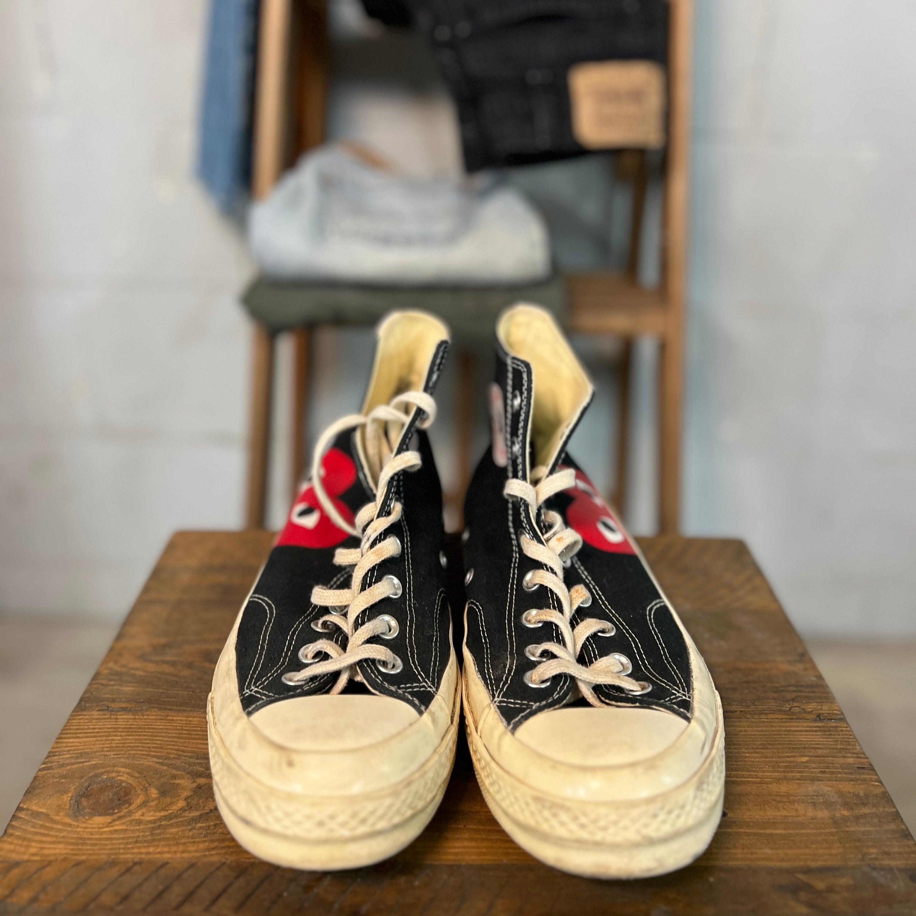 2020s Converse Comme des Garcons Play x Converse Chuck 70 High Sneakers Men's 10