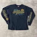 2010s Harley Davidson South Dakota Blue Worn In Long Sleeve Tee XL
