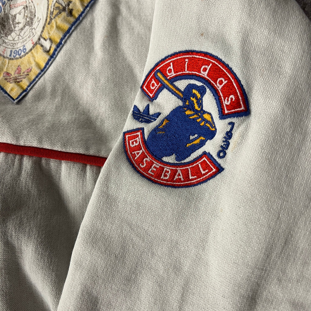 90s Adidas Baseball Big Logo Crewneck