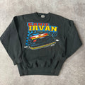 1994 NASCAR Ernie Irvan Big Logo Faded Crewneck Sweatshirt L