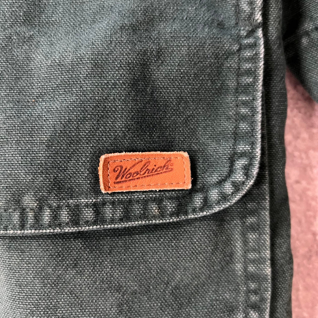 90s Woolrich Blanket Lined Made in USA Vintage Outdoor Jacket L