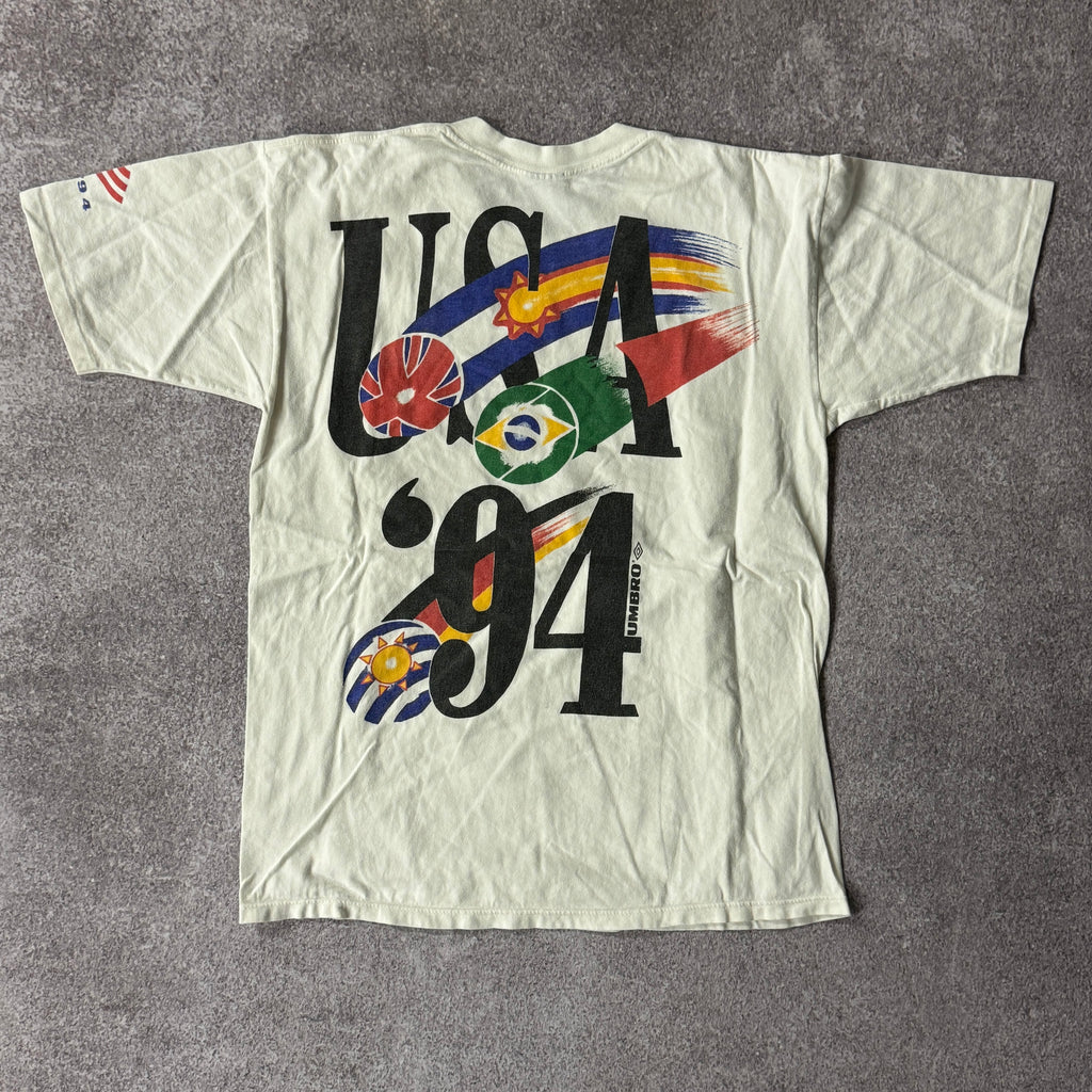 90s World Cup Umbro Single Stitch Tee L