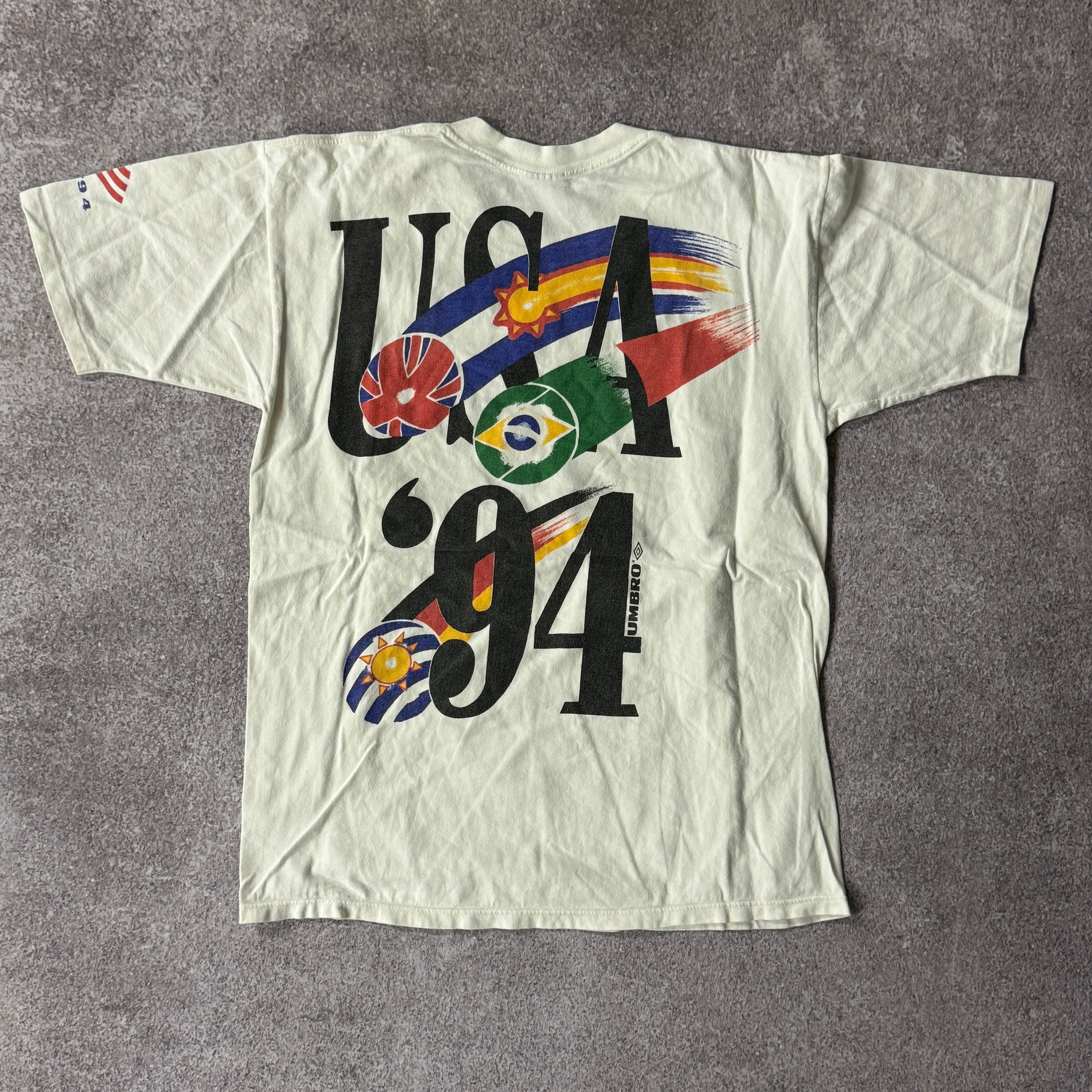 90s World Cup Umbro Single Stitch Tee L