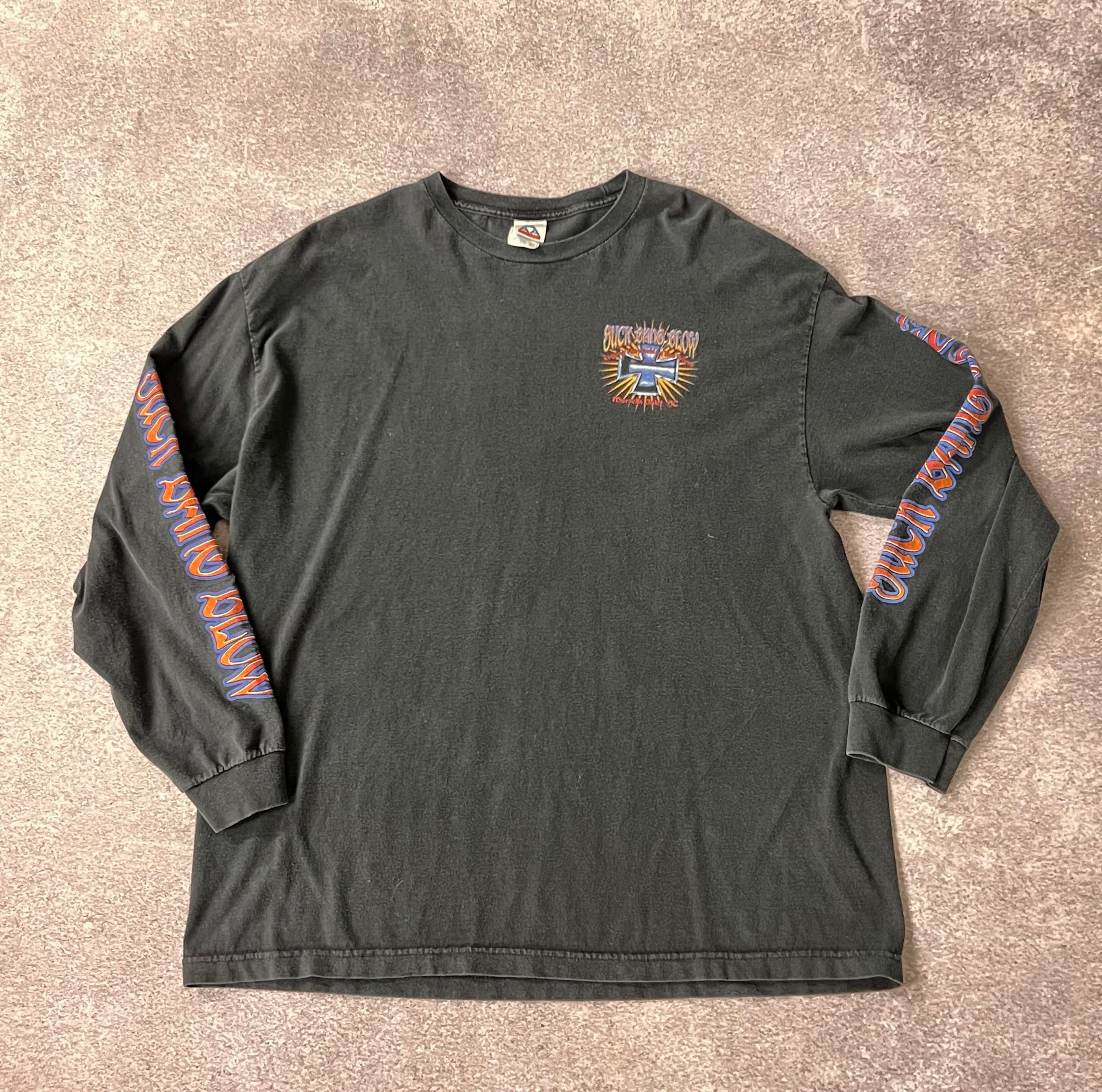 Y2K Alstyle Apparel Murrells Inlet, South Carolina Distressed Long Sleeve Tee XXL