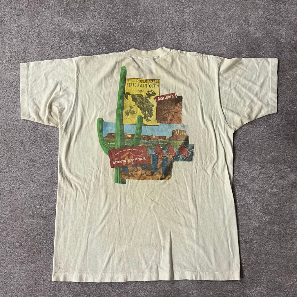 90s Fruit of the Loom Back Graphic Single Stitch Tee XL