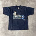 90s New York Yankees Pro Player Big Logo Tee L