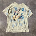 90s Sea World Hanes All Over Print Single Stitch Made in USA Tee L