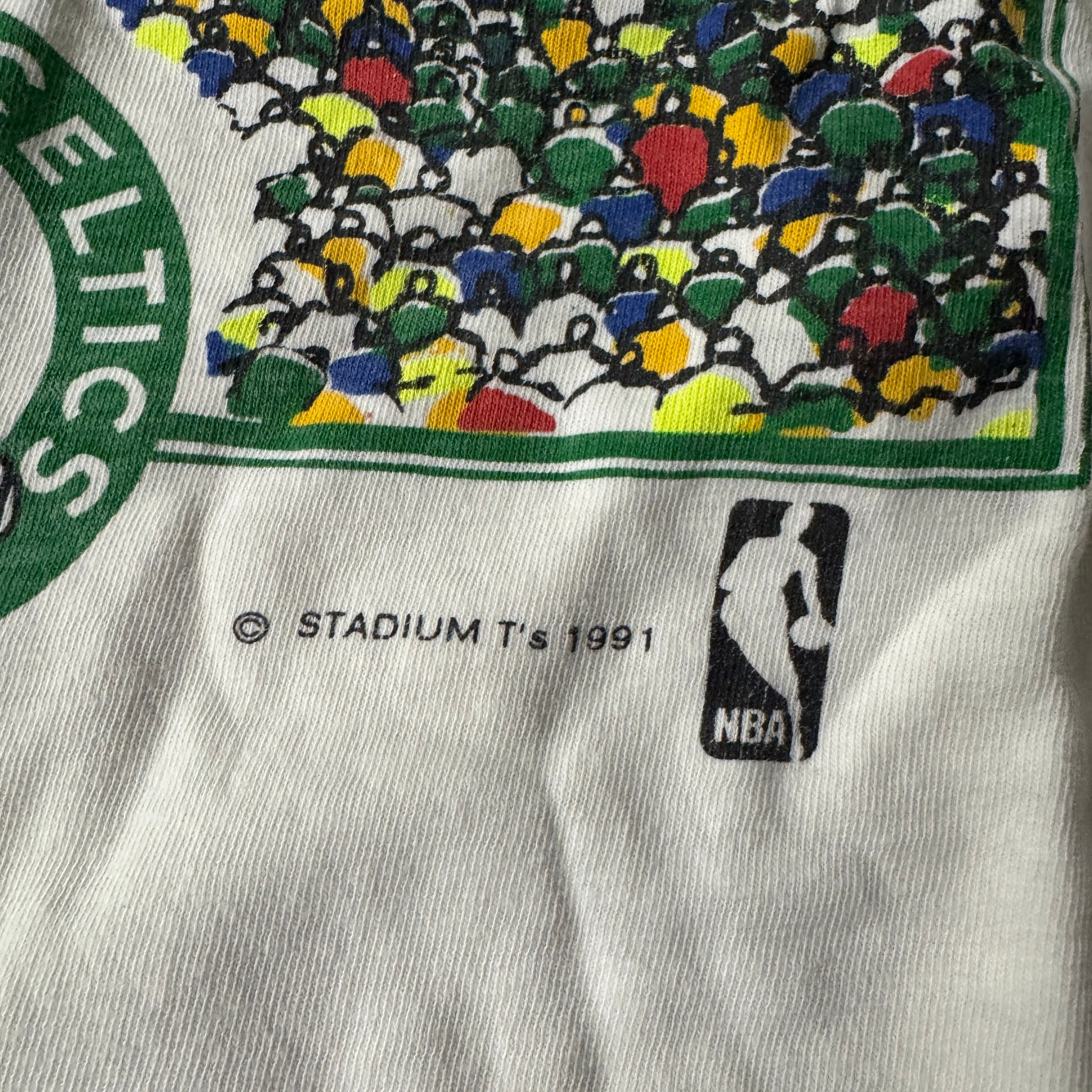 90s Boston Celtics Boston Garden Stadium T's Single Stitch Tee XL