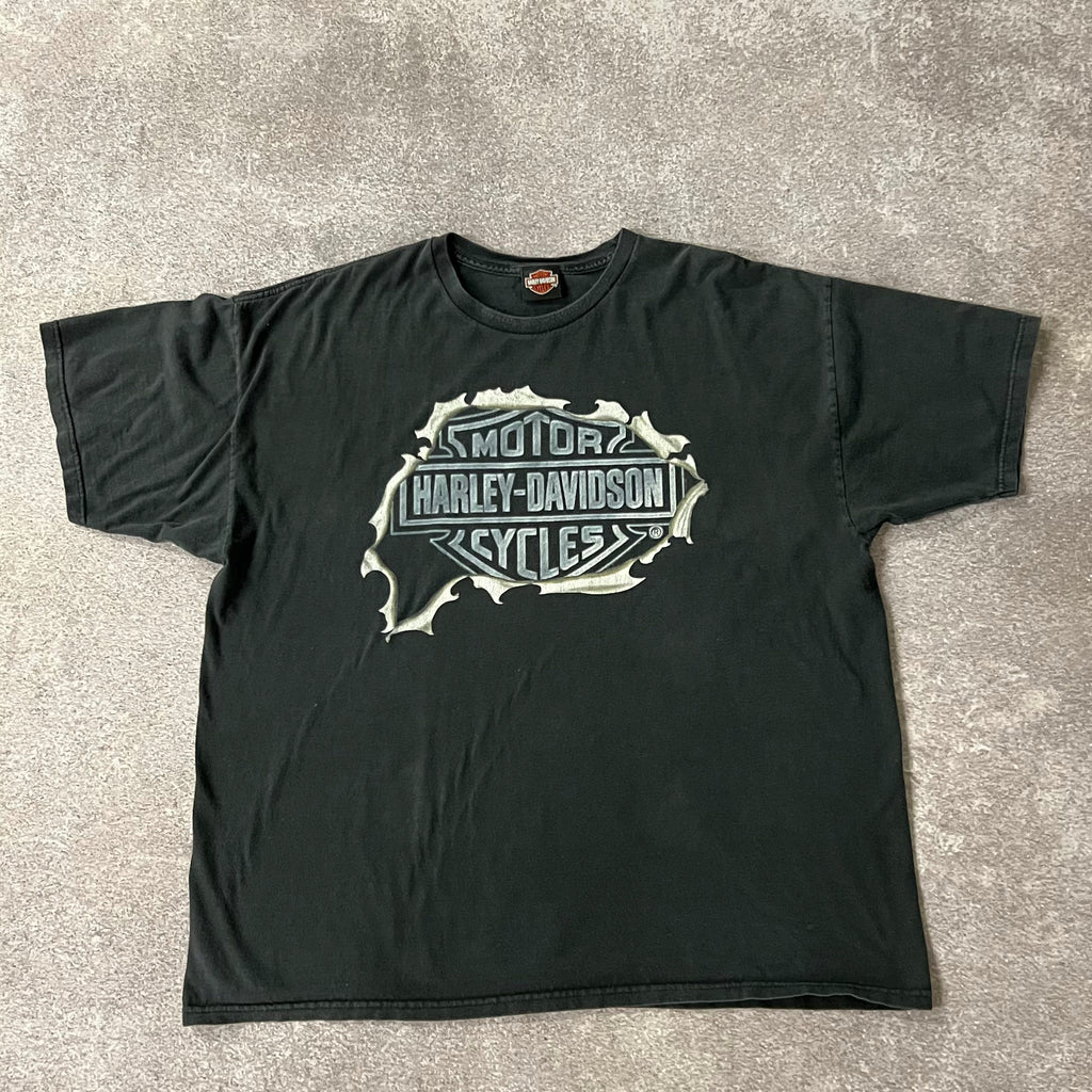 Y2K Harley Davidson Ft, Lauderdale Florida Heavyweight Tee 2XL