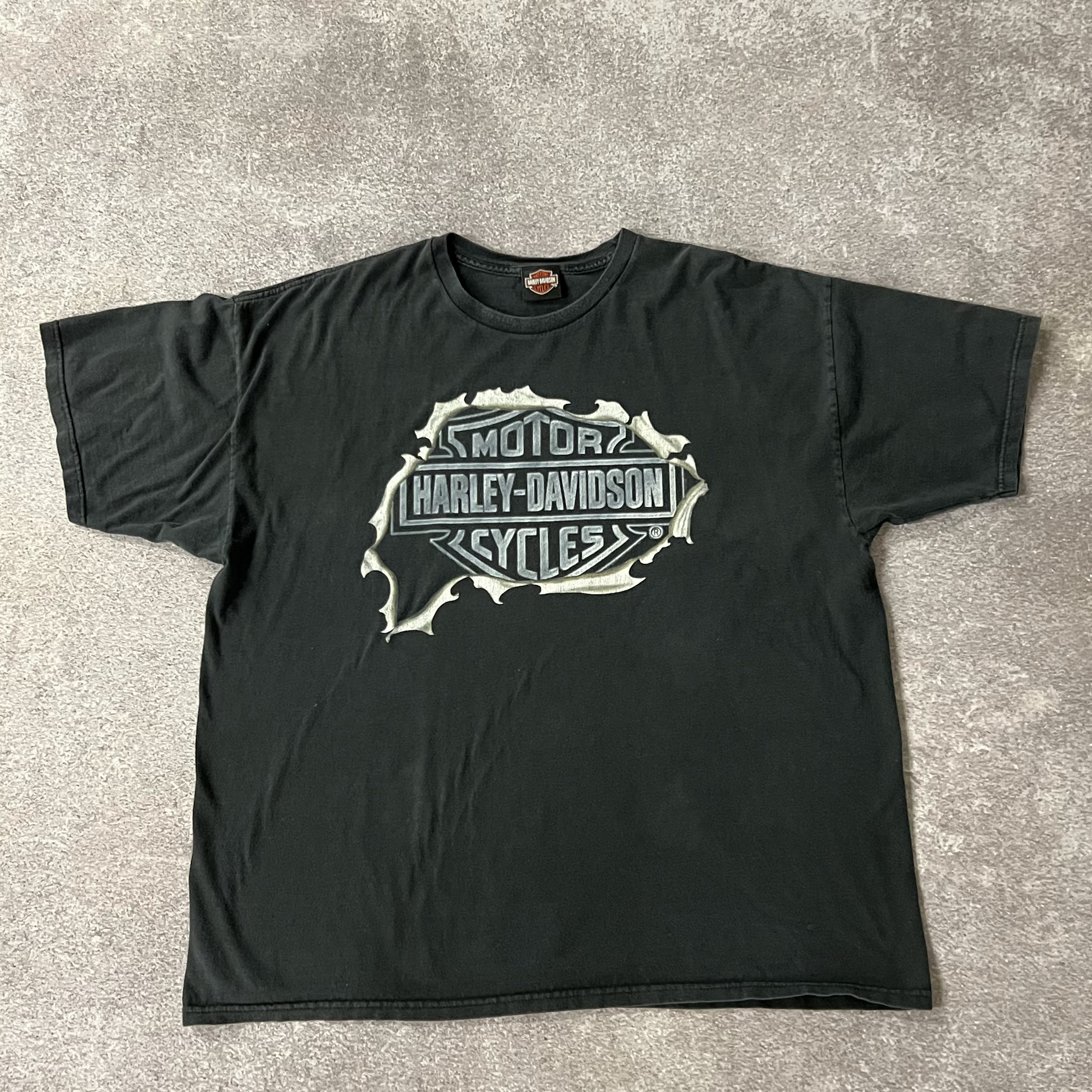 Y2K Harley Davidson Ft, Lauderdale Florida Heavyweight Tee 2XL