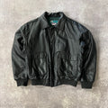 90s Timber Trail Leather Vintage Streetwear Jacket M