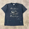 90s Dallas Cowboys NFL All Sport Big Logo Cracked Print Distressed Tee XL